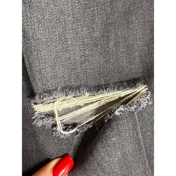 Current/Elliott black skinny jeans two year destroy sz 26x26 - Picture 6 of 8